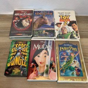 DISNEY VHS 6 Different MOVIES